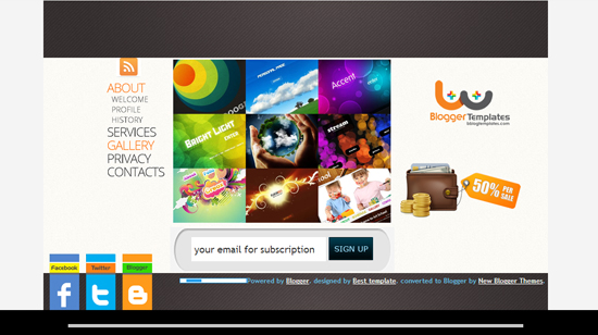 Coming Soon Blogger Template