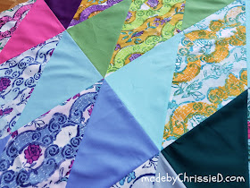 The Colour Drop Quilt by www.madebyChrissieD.com