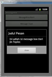 Membuat Aplikasi Android Message Box 1