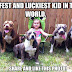 Safest and luckiest kid in the world