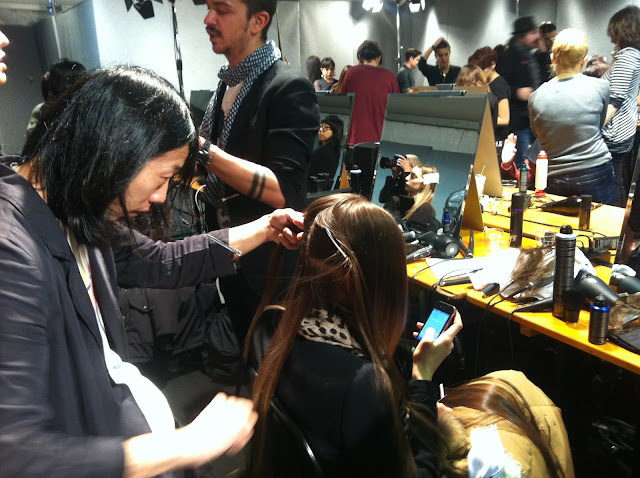 Clio Make Up ClioMakeUp Maybelline NY backstage Milano Fashion Week 2013 A/I F/W intervista foto video modelle