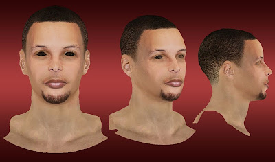NBA 2K13 Stephen Curry Cyberface Mod