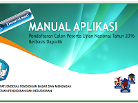 Download panduan manual pendaftaran calon peserta Ujian Nasional SD SMP SMA dan SMK