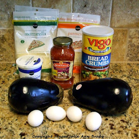 My Baked Eggplant Parmesan Recipe Ingredients