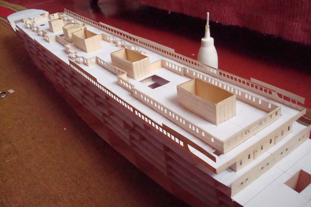 Galeri Cara Membuat Miniatur Kapal Titanic  Dari Kertas 