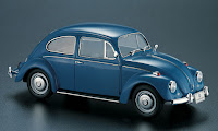 Hasegawa 1/24 TYPE 1 (1967) VOLKSWAGEN BEETLE (HC3) English Color Guide & Paint Conversion Chart