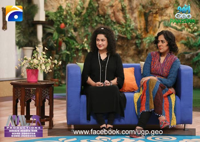 Sania Saeed & Yasra Rizvi in Utho Geo Pakistan for Manto Promotion 