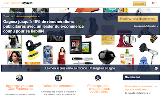 Programme d'affiliation Amazon