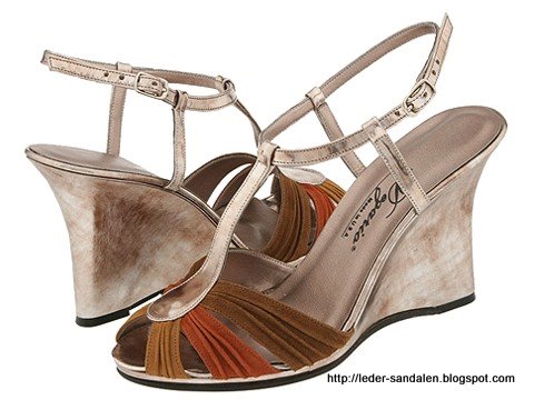 Leder sandalen:sandalen-354125