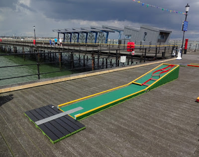 Crazy Golf on Southend Pier