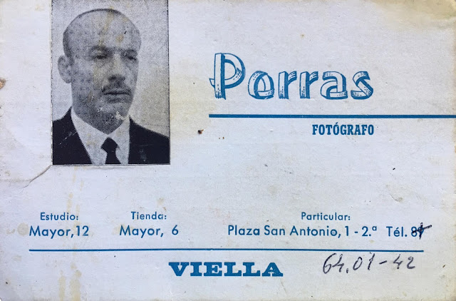 Tarjeta de visita José Porras Lomas