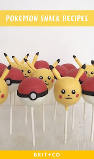 ideas de popcakes para fiesta pokemon