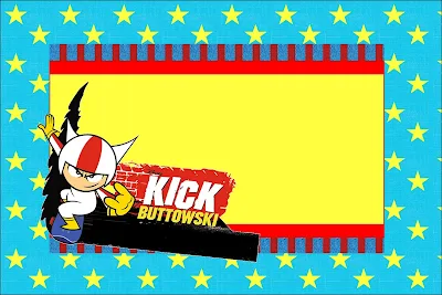 Para Imprimir Gratis: Invitaciones de Kick Buttowski.