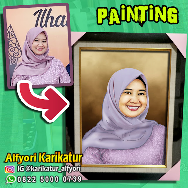 painting karikatur