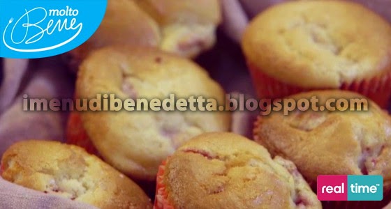 Muffins al Cioccolato Bianco di Benedetta Parodi