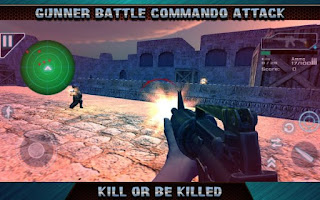 Download Gunner Battle Commando Attack Mod APK v5.1 (Mod Money) Real Mod gantengapk