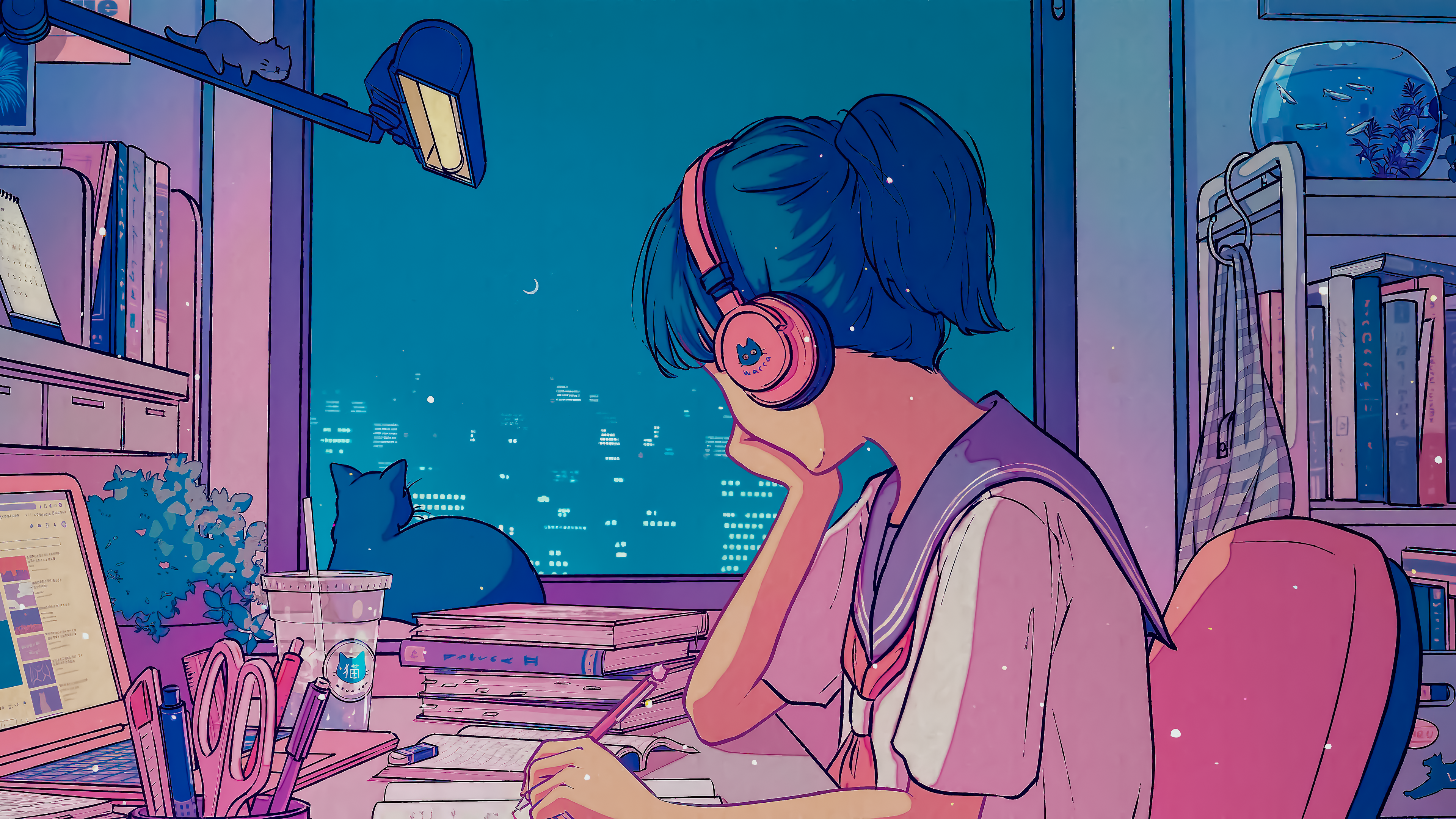 Trong không gian Anime đầy mê hoặc và lãng mạn, bức ảnh Lo-Fi Girl Studying Chill Vibe là một điều tuyệt vời mà bạn không thể bỏ qua. Hãy cùng tìm hiểu về vẻ đẹp của học sinh, sự dịu dàng và nhẹ nhàng trong câu chuyện của một cô gái đang học tập nơi xa xôi đầy lãng mạn.