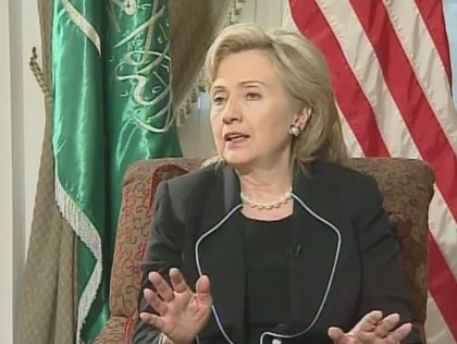 HRC Secretary of State interview Saudi Arabia Voice of America video