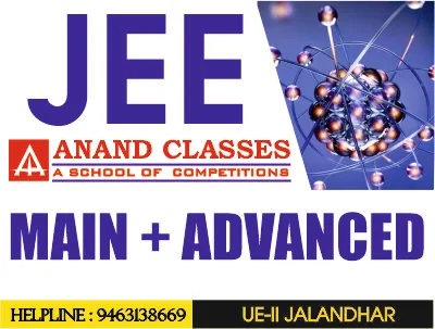 ANAND CLASSES-Best Coaching Center for JEE Chemistry near me in Jalandhar
