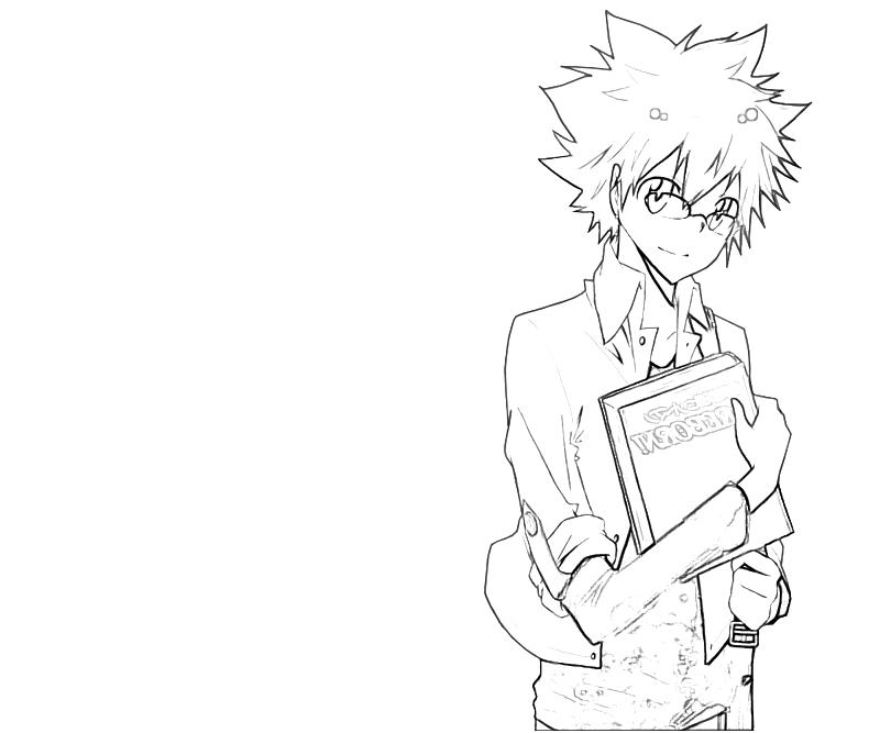 printable-tsunayoshi-sawada-book-coloring-pages