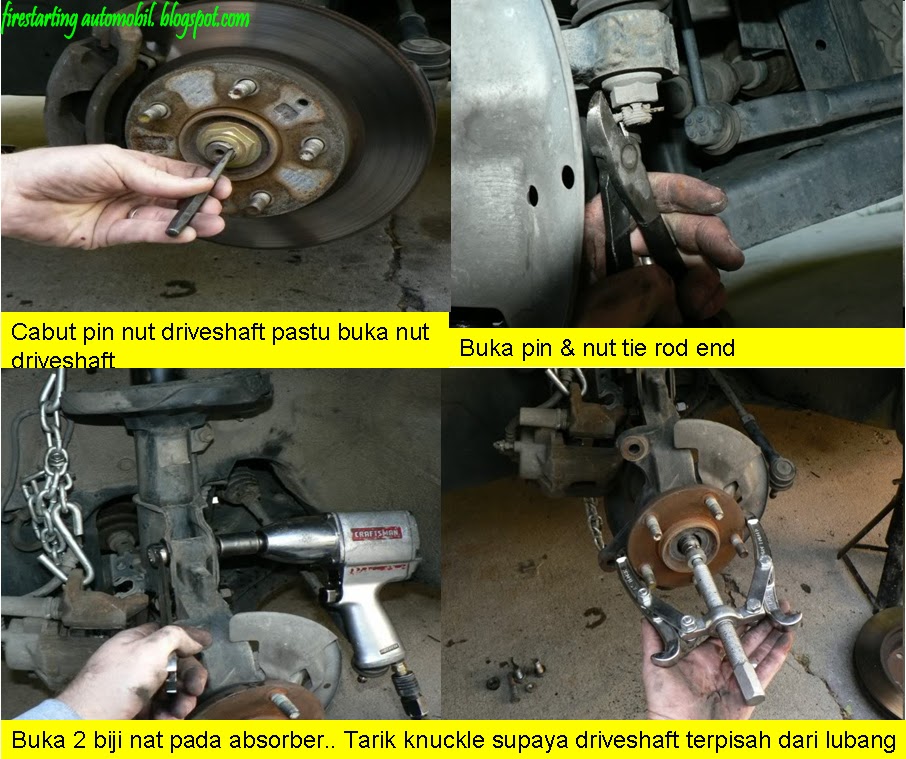 Fire Starting Automobil: Diy Wheel Bearing Kereta