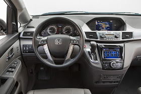 Interior view of 2016 Honda Odyssey