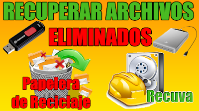 Recuperar Archivos Eliminados del Disco Duro, USB, CD, DVD o Tarjetas Externas con Recuva