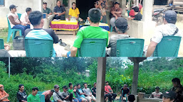 Albertus Aji Lakukan Kampanye Bersama Warga Dusun Sebekuan Desa Lembah Bawang