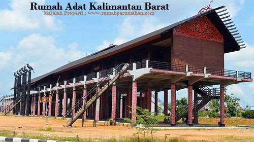 Desain Rumah Adat Dayak, Yang Indah!