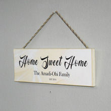 Shop Family Wood Hanging Sign in Port Harcourt, Nigeria