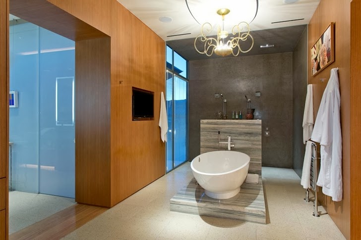 Fifth bathroom in Multimillion modern dream home in Las Vegas