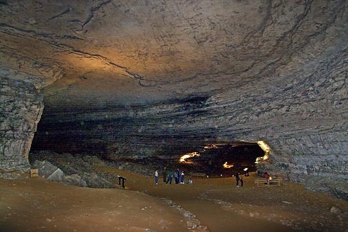 Suasana dalam Mammoth Cave