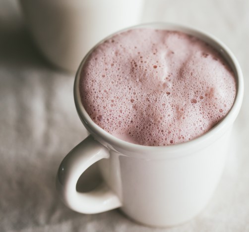 HIBISCUS GINGER LATTE #drinks #antiinflammatory