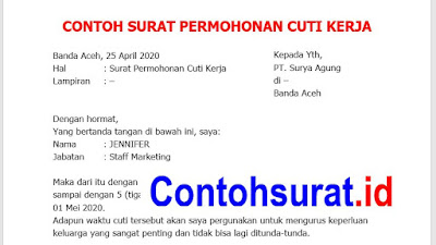 Surat Permohonan