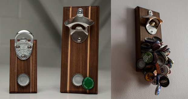 Drop Catch Wall Mounted Bottle Opener