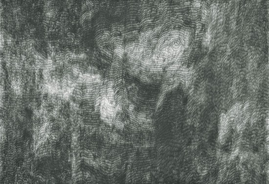 drawing Astrid Bredereck  In 9200 Meter Höhe, 2009 pencil on paper