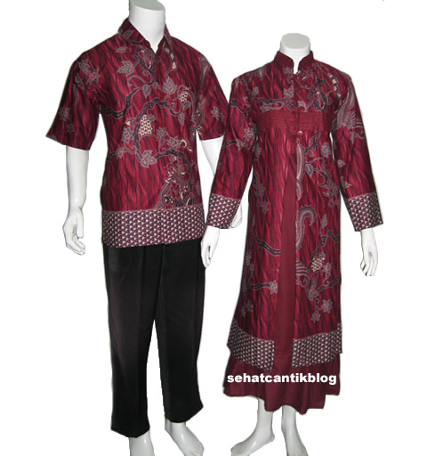 Model Gamis Batik Muslimah Modern Trend Desain Terbaru
