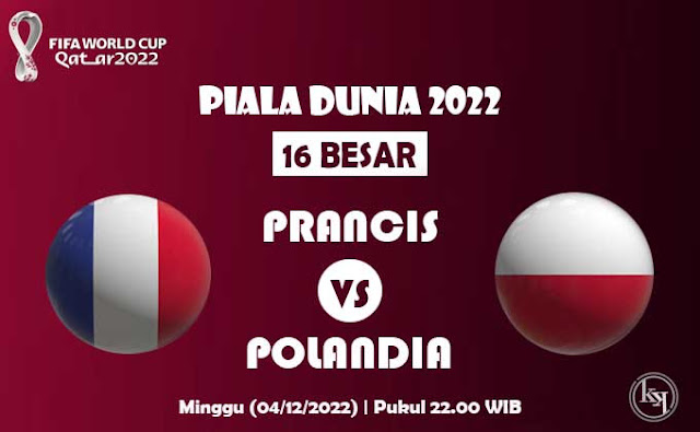 live streaming Prancis vs Polandia