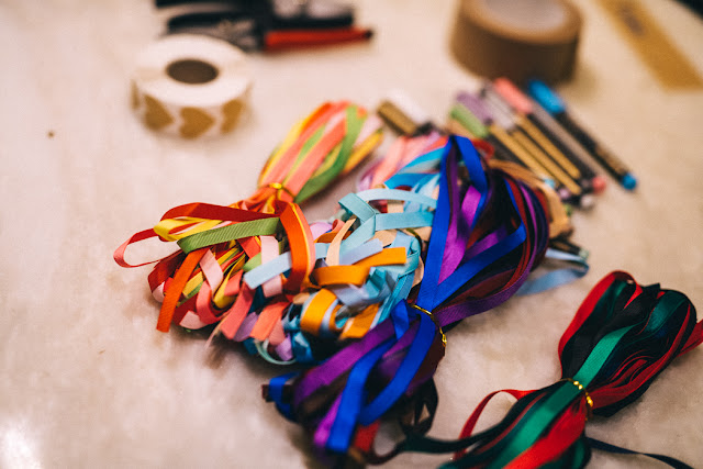 Ribbons for Flower Arranging