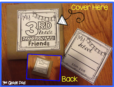 This End of the Year Paper Bag Autograph Book is the perfect activity for the last few weeks of school!  I love that I can create a Teacher memory page, too!