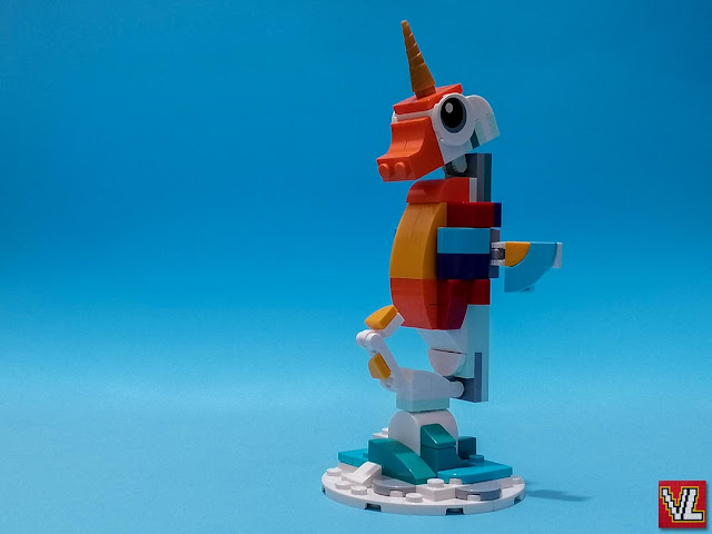 Cavalo-marinho - modelo 2 do set LEGO® Creator 3-in-1 31140 Unicórnio Mágico