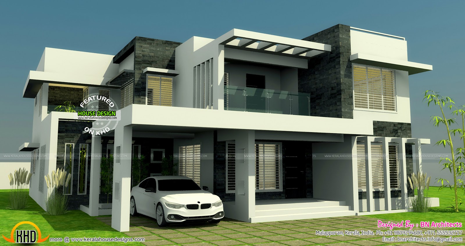 All in one House  elevation  floor plan  and interiors 