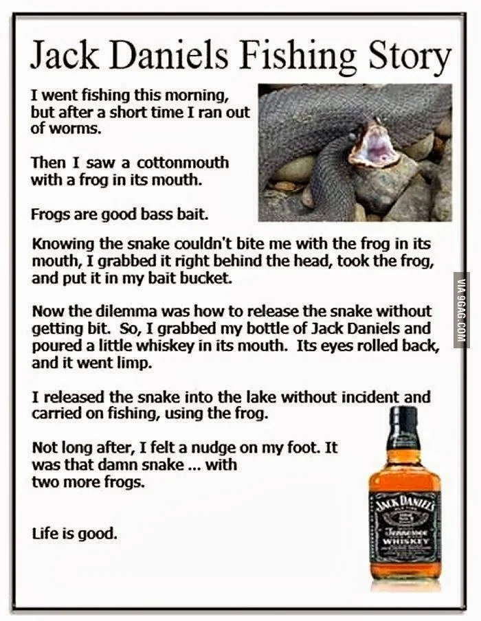 Jack Daniel, Mandeep Vats, Fishing story, funny fishing story