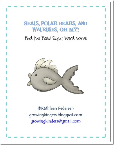 Arctic Sight Word