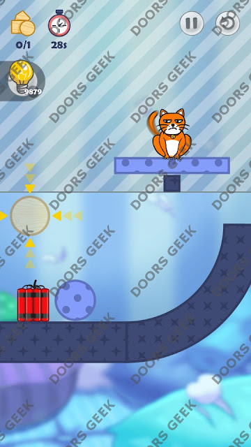 Hello Cats Level 28 Solution, Cheats, Walkthrough 3 Stars for Android and iOS