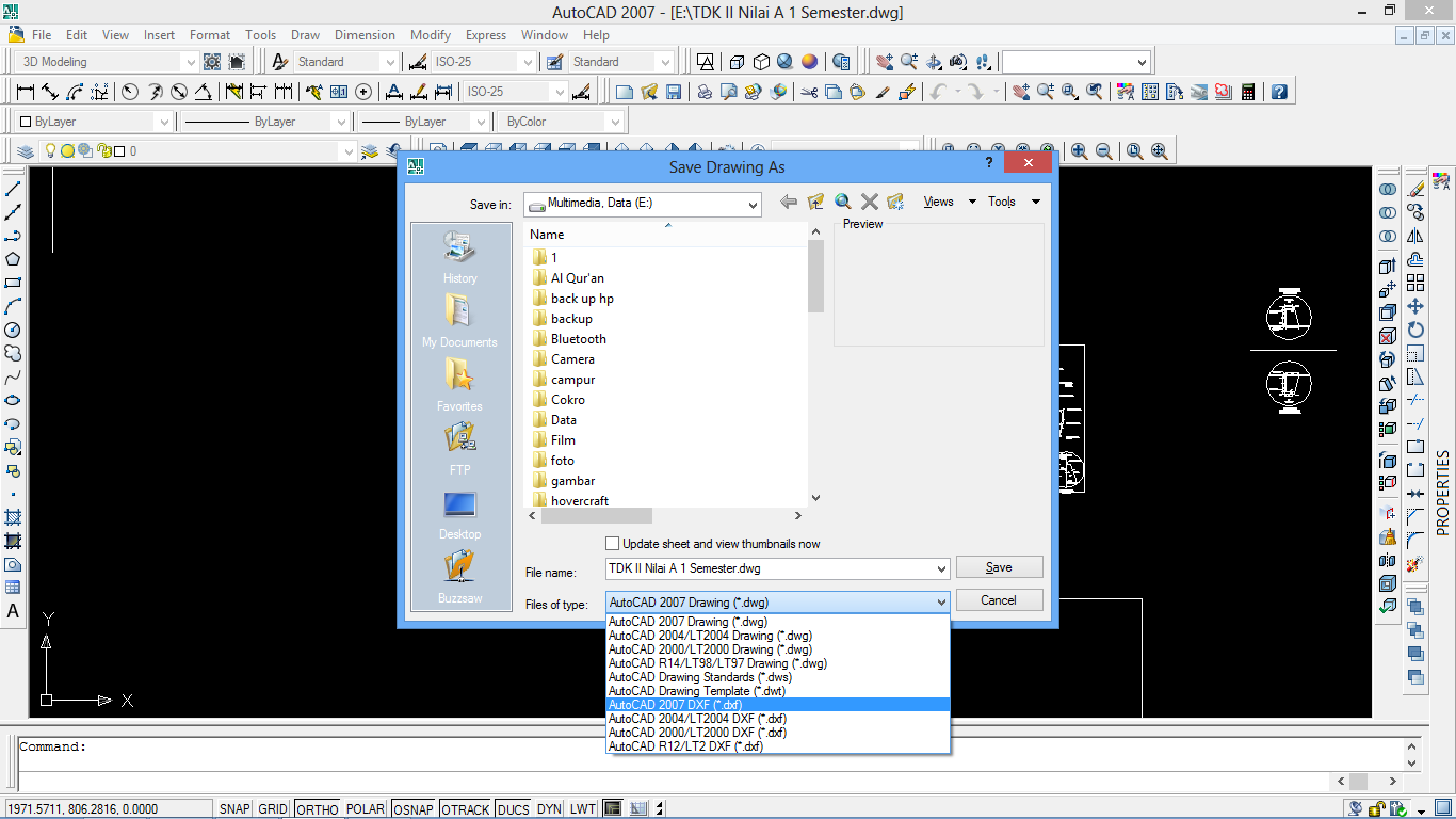 menghilangkan tulisan produced by an autodesk educational product pada autocad