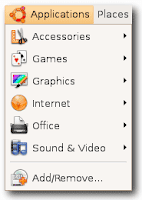 menu aplikasi ubuntu