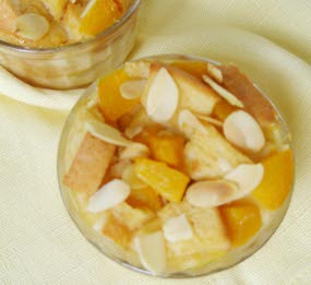 Resep Masakan Puding Peach Almond