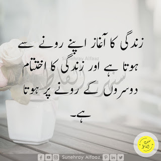 The Best Life Quotes in Urdu