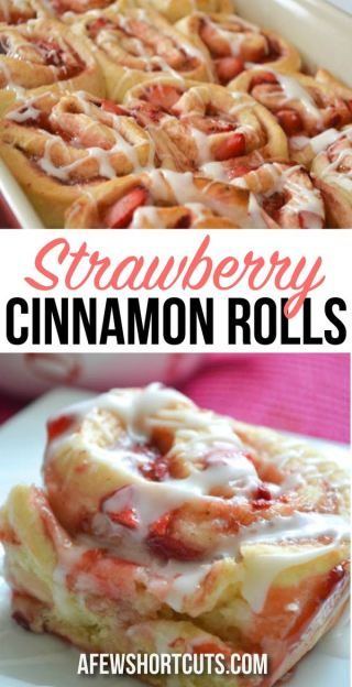 A unique twist on a breakfast favorite! This flavorful Strawberry Cinnamon Rolls Recipe is a must bake. Everyone will want the recipe!